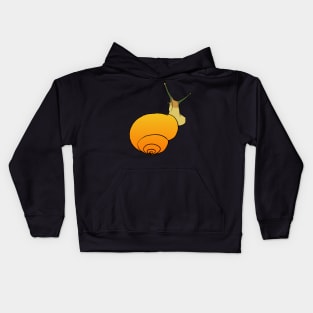 Yellow Snail Kids Hoodie